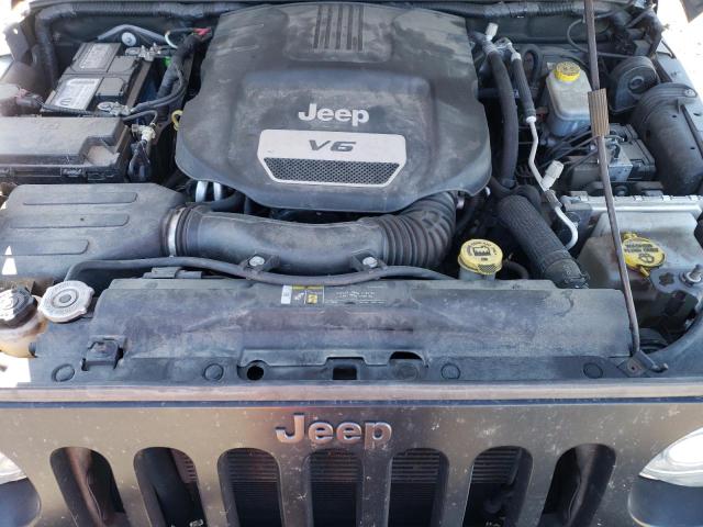 1C4BJWDG4HL664702 - 2017 JEEP WRANGLER U SPORT ვერცხლისფერი ფოტო 12