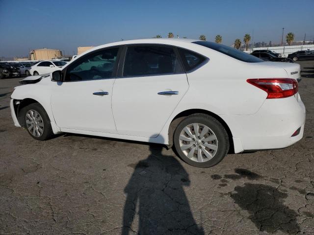 3N1AB7AP7JY336032 - 2018 NISSAN SENTRA S WHITE photo 2