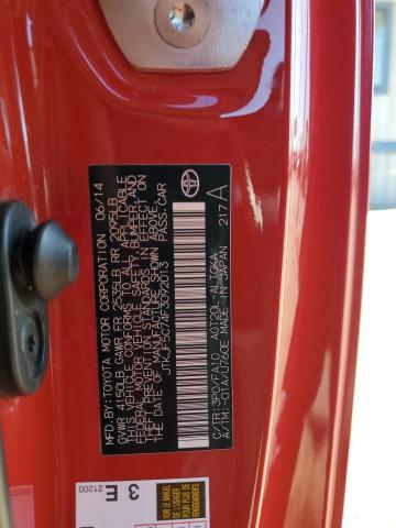 JTKJF5C74F3092013 - 2015 TOYOTA SCION TC Qırmızı foto 13