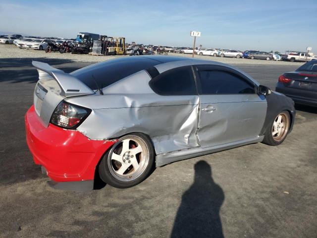 JTKDE177760093662 - 2006 TOYOTA SCION TC Srebrny zdjęcie 3