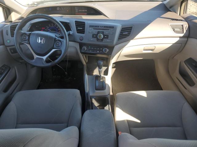 2HGFB2F51CH324739 - 2012 HONDA CIVIC LX GRAY photo 8