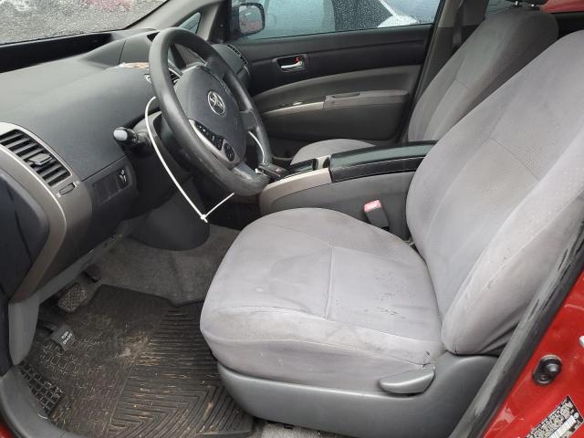 JTDKB20U773292174 - 2007 TOYOTA PRIUS Қызыл фото 7