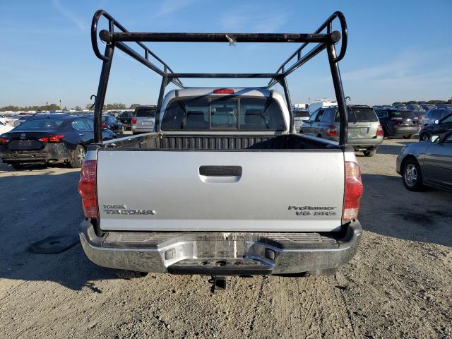5TETU62N55Z032995 - 2005 TOYOTA TACOMA PRERUNNER ACCESS CAB SILVER photo 6