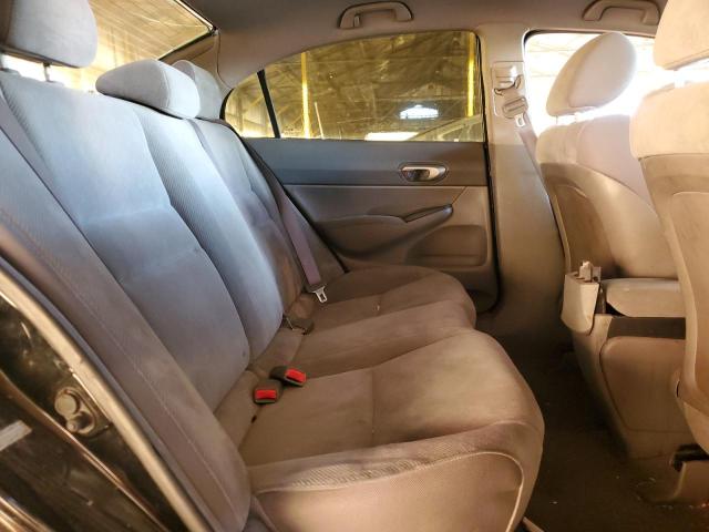 2HGFA16599H515797 - 2009 HONDA CIVIC LX შავი ფოტო 10