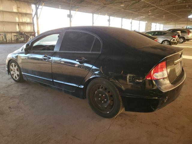 2HGFA16599H515797 - 2009 HONDA CIVIC LX შავი ფოტო 2