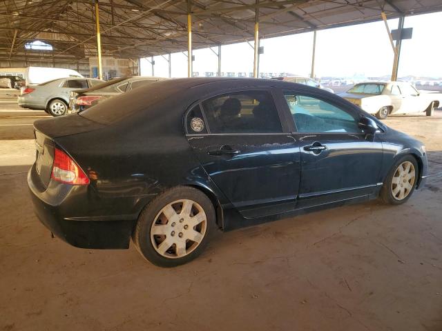 2HGFA16599H515797 - 2009 HONDA CIVIC LX შავი ფოტო 3
