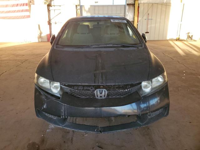 2HGFA16599H515797 - 2009 HONDA CIVIC LX შავი ფოტო 5