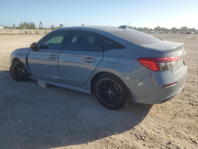 2HGFE2F56NH527832 - 2022 HONDA CIVIC SPORT Сұр фото 2