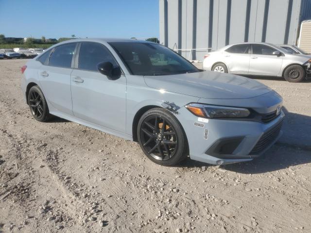 2HGFE2F56NH527832 - 2022 HONDA CIVIC SPORT Сұр фото 4