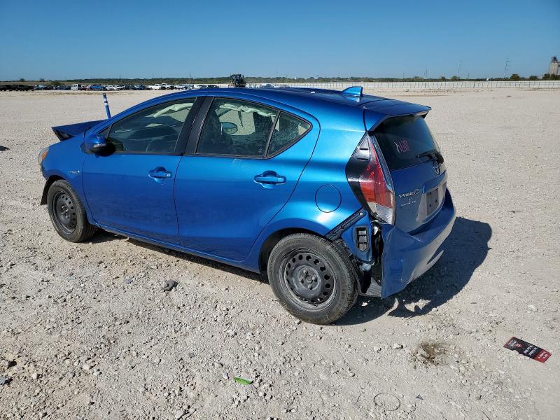 JTDKDTB38F1575522 - 2015 TOYOTA PRIUS C BLUE photo 2