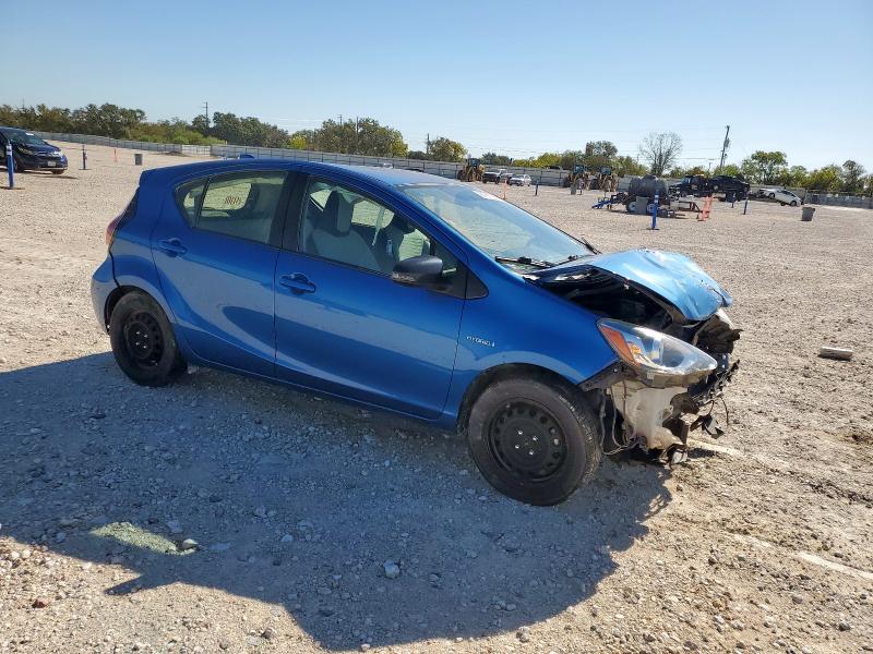 JTDKDTB38F1575522 - 2015 TOYOTA PRIUS C BLUE photo 4