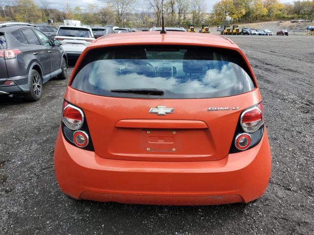1G1JC6SG9D4206143 - 2013 CHEVROLET SONIC LT ORANGE photo 6
