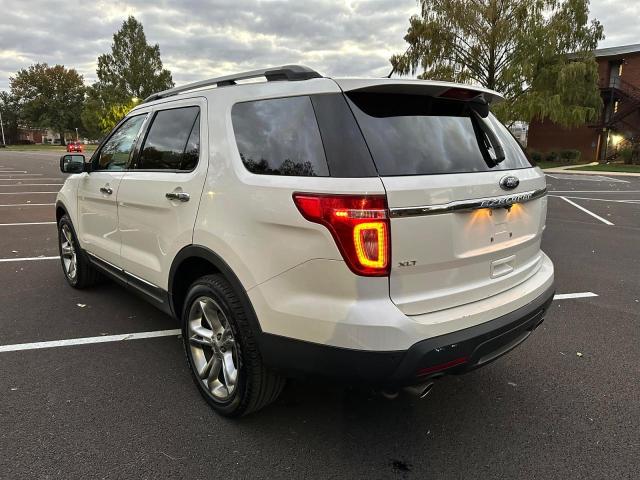 1FM5K8D82EGC54267 - 2014 FORD EXPLORER XLT WHITE photo 3