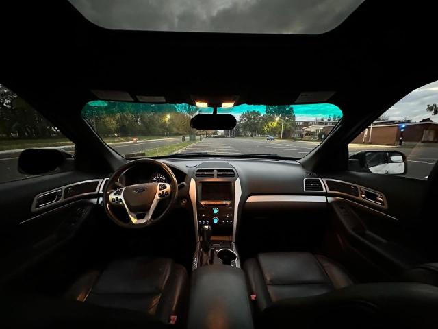 1FM5K8D82EGC54267 - 2014 FORD EXPLORER XLT WHITE photo 9