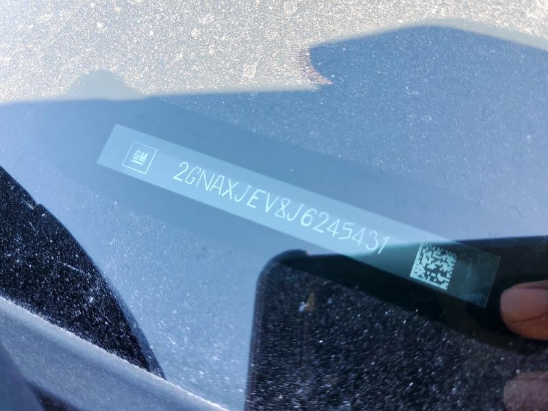 2GNAXJEV8J6245431 - 2018 CHEVROLET EQUINOX LT Biały zdjęcie 14