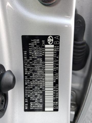 5YFBURHE5GP520910 - 2016 TOYOTA COROLLA L 银色 照片 13