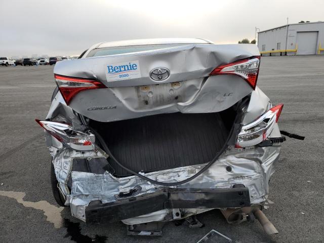 5YFBURHE5GP520910 - 2016 TOYOTA COROLLA L 银色 照片 6