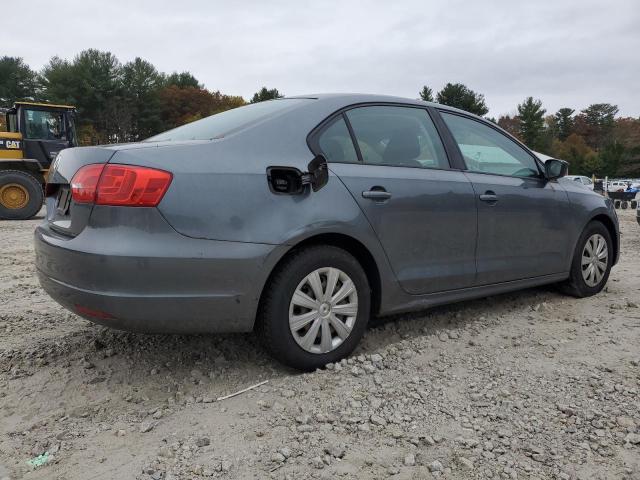 3VW2K7AJ5BM093825 - 2011 VOLKSWAGEN JETTA BASE GRAY photo 3