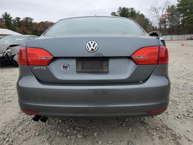 3VW2K7AJ5BM093825 - 2011 VOLKSWAGEN JETTA BASE GRAY photo 6