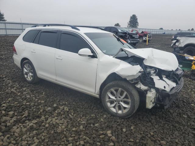 3VWPL7AJ6CM615639 - 2012 VOLKSWAGEN JETTA TDI WHITE photo 4