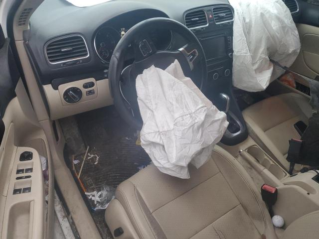 3VWPL7AJ6CM615639 - 2012 VOLKSWAGEN JETTA TDI WHITE photo 8