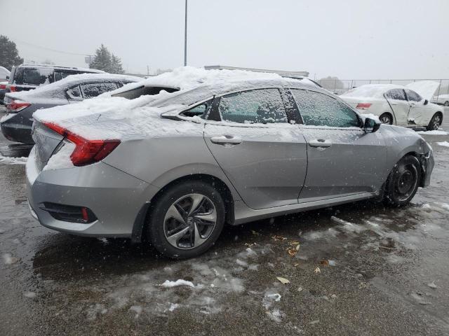 2HGFC2F67KH593929 - 2019 HONDA CIVIC LX Silber Foto 3