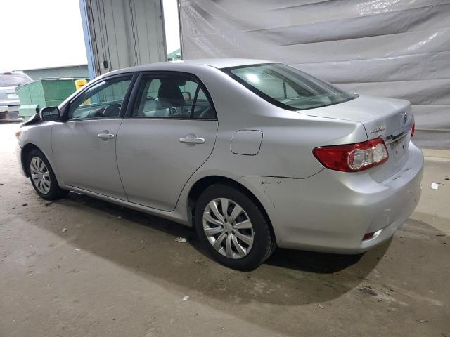 2T1BU4EEXDC962231 - 2013 TOYOTA COROLLA BASE Сріблястий фото 2