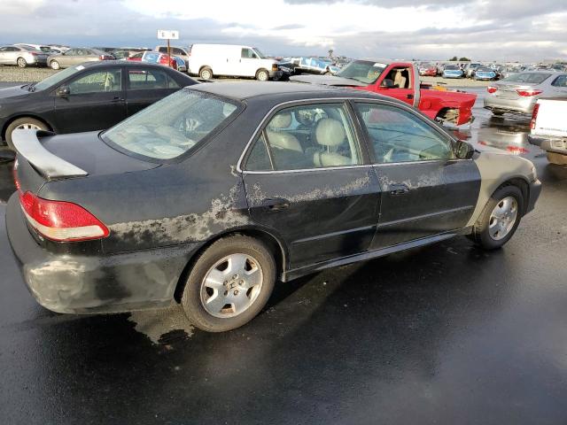 1HGCG16552A053695 - 2002 HONDA ACCORD EX BLACK photo 3