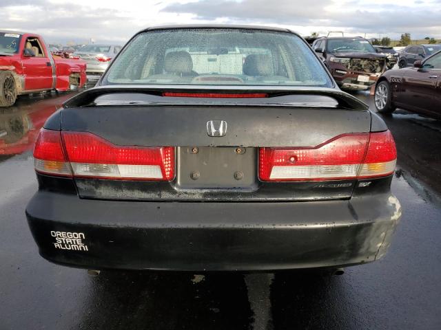 1HGCG16552A053695 - 2002 HONDA ACCORD EX BLACK photo 6