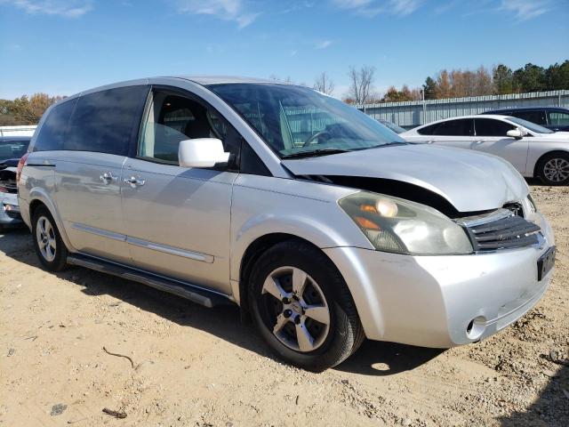 5N1BV28U68N111725 - 2008 NISSAN QUEST S SILVER photo 4