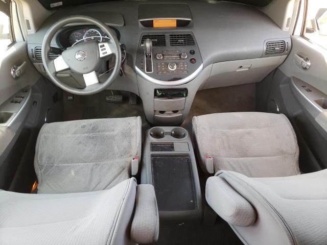 5N1BV28U68N111725 - 2008 NISSAN QUEST S SILVER photo 8