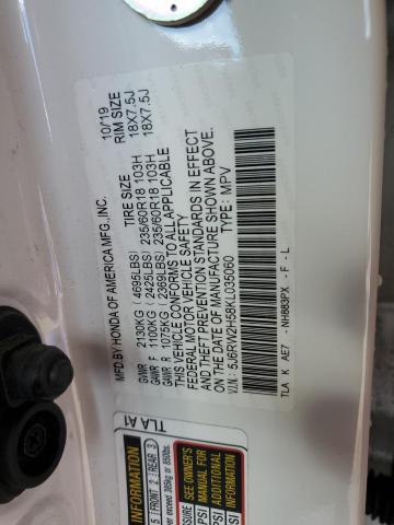 5J6RW2H58KL035060 - 2019 HONDA CR-V EX 白色 照片 13