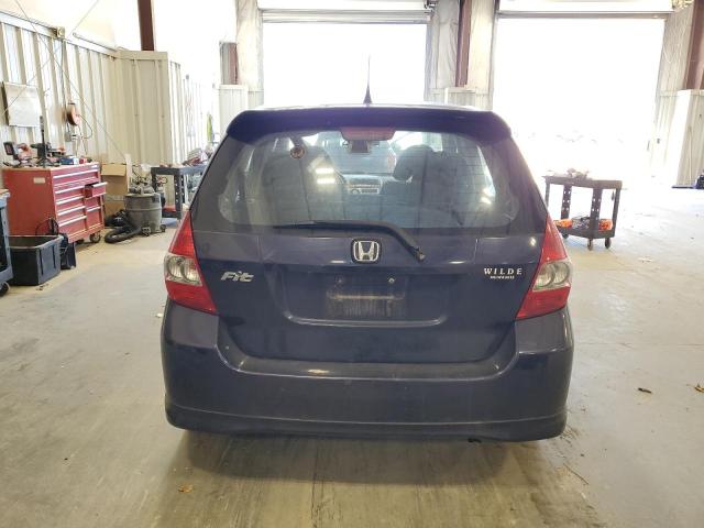 JHMGD38668S016988 - 2008 HONDA FIT SPORT BLUE photo 6