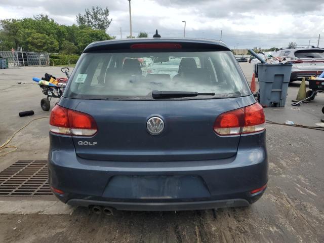 WVWDB7AJ0EW003772 - 2014 VOLKSWAGEN GOLF BLUE photo 6