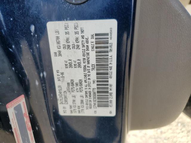 1D7HA18236S680779 - 2006 DODGE RAM 1500 ST BLUE photo 12