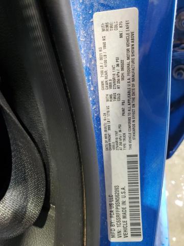 1C6SRFFP9SN562093 - 2025 RAM 1500 BIG HORN/LONE STAR BLUE photo 12