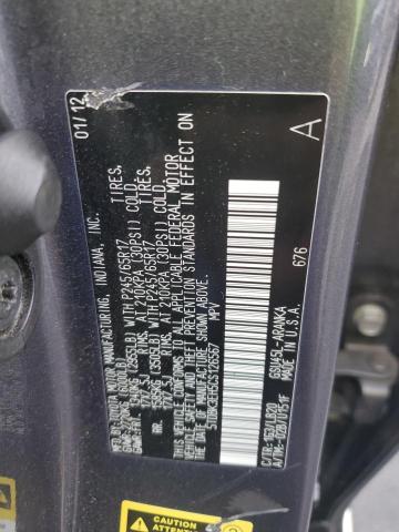 5TDBK3EH5CS126567 - 2012 TOYOTA HIGHLANDER BASE Grau Foto 13