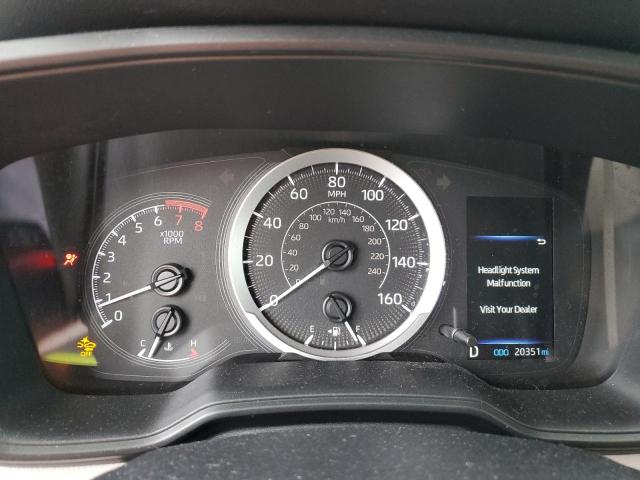 5YFEPMAE1NP381633 - 2022 TOYOTA COROLLA LE BLUE photo 9