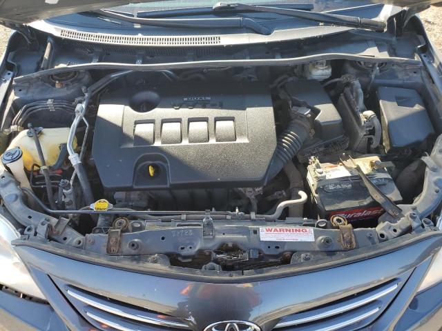 2T1BU4EE4DC128231 - 2013 TOYOTA COROLLA BASE Серый фото 11