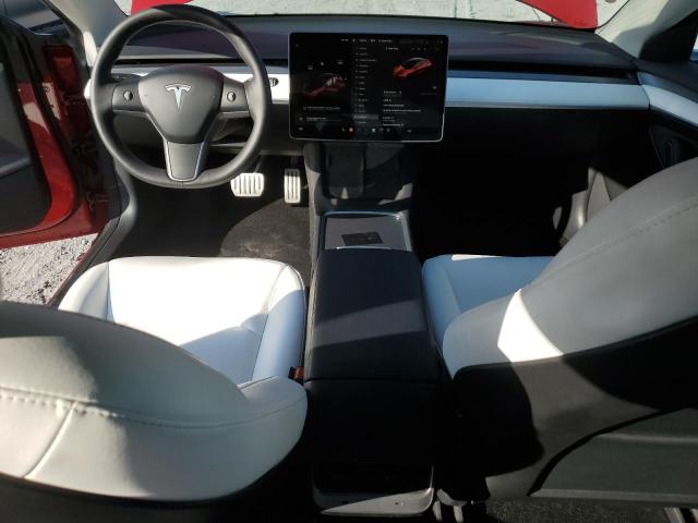 5YJ3E1EC5NF327462 - 2022 TESLA MODEL 3 勃艮第红 照片 8