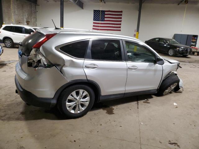 2HKRM4H76DH612488 - 2013 HONDA CR-V EXL GRAY photo 3