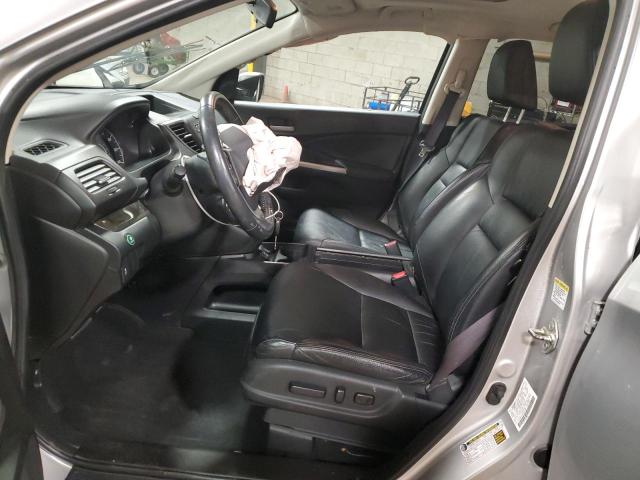 2HKRM4H76DH612488 - 2013 HONDA CR-V EXL GRAY photo 7