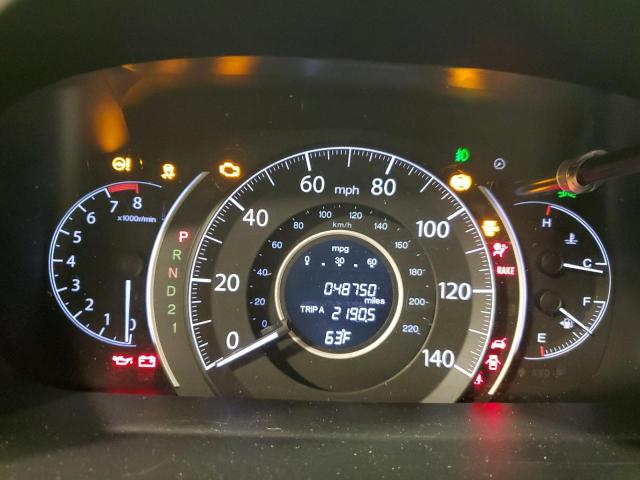 2HKRM4H76DH612488 - 2013 HONDA CR-V EXL GRAY photo 9