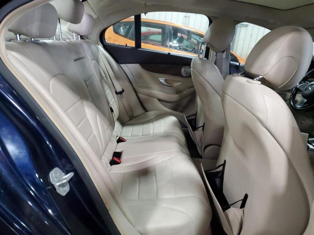 55SWF4KB1FU018143 - 2015 MERCEDES-BENZ C 300 4MATIC BLUE photo 10