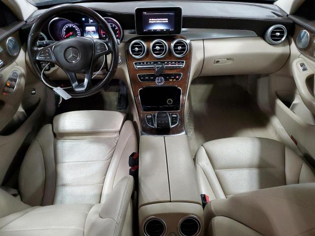 55SWF4KB1FU018143 - 2015 MERCEDES-BENZ C 300 4MATIC BLUE photo 8