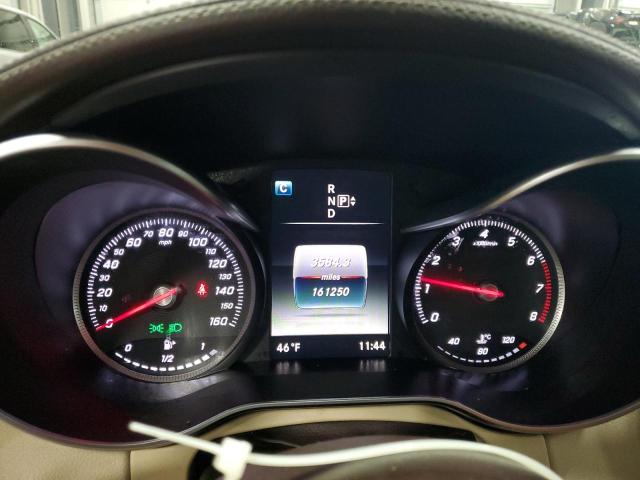 55SWF4KB1FU018143 - 2015 MERCEDES-BENZ C 300 4MATIC BLUE photo 9