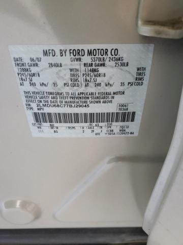 2LMDU68C77BJ29045 - 2007 LINCOLN MKX BEIGE photo 13