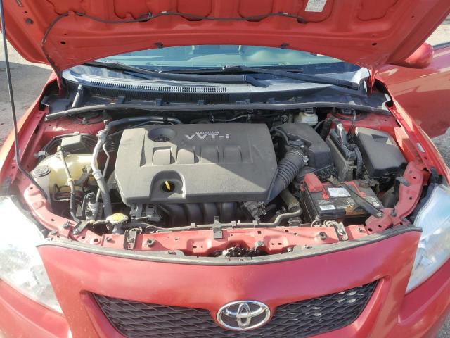 1NXBU4EEXAZ383489 - 2010 TOYOTA COROLLA BASE Rojo foto 11
