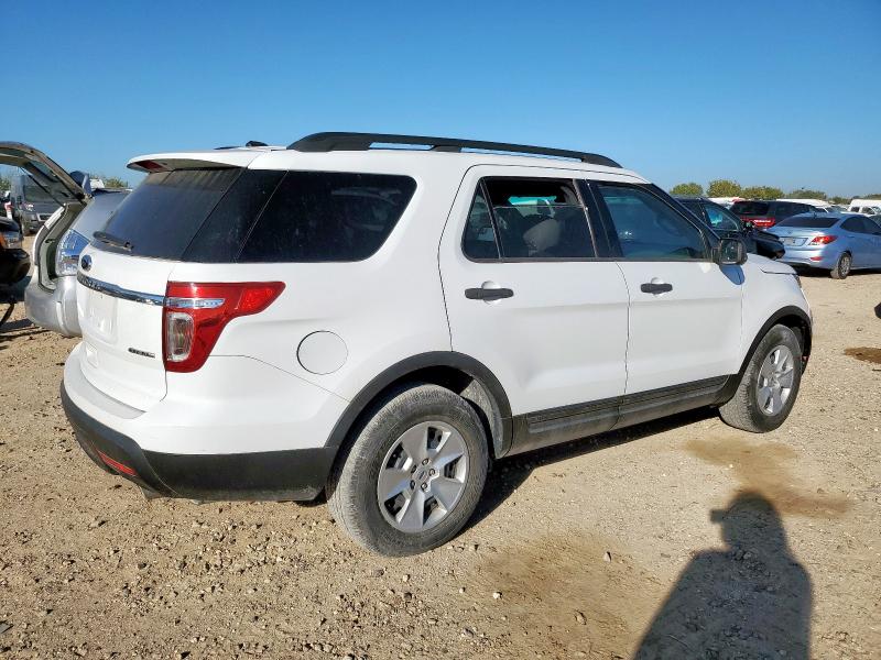 1FM5K7B84EGB23984 - 2014 FORD EXPLORER WHITE photo 3