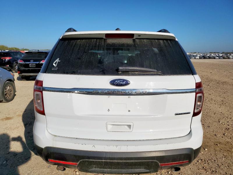 1FM5K7B84EGB23984 - 2014 FORD EXPLORER WHITE photo 6